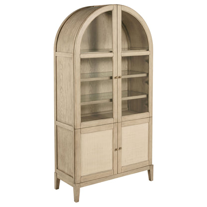 Kimpton - 4 Door Dining Display Cabinet - Beige