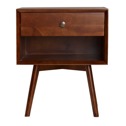 Mid Century Modern Single Drawer Nightstand