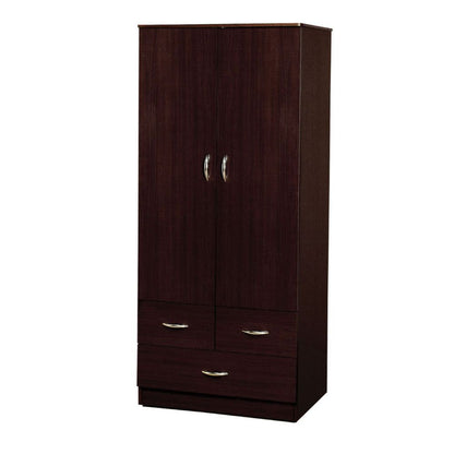 Yorktown - Wardrobe - Dark Brown - 32"