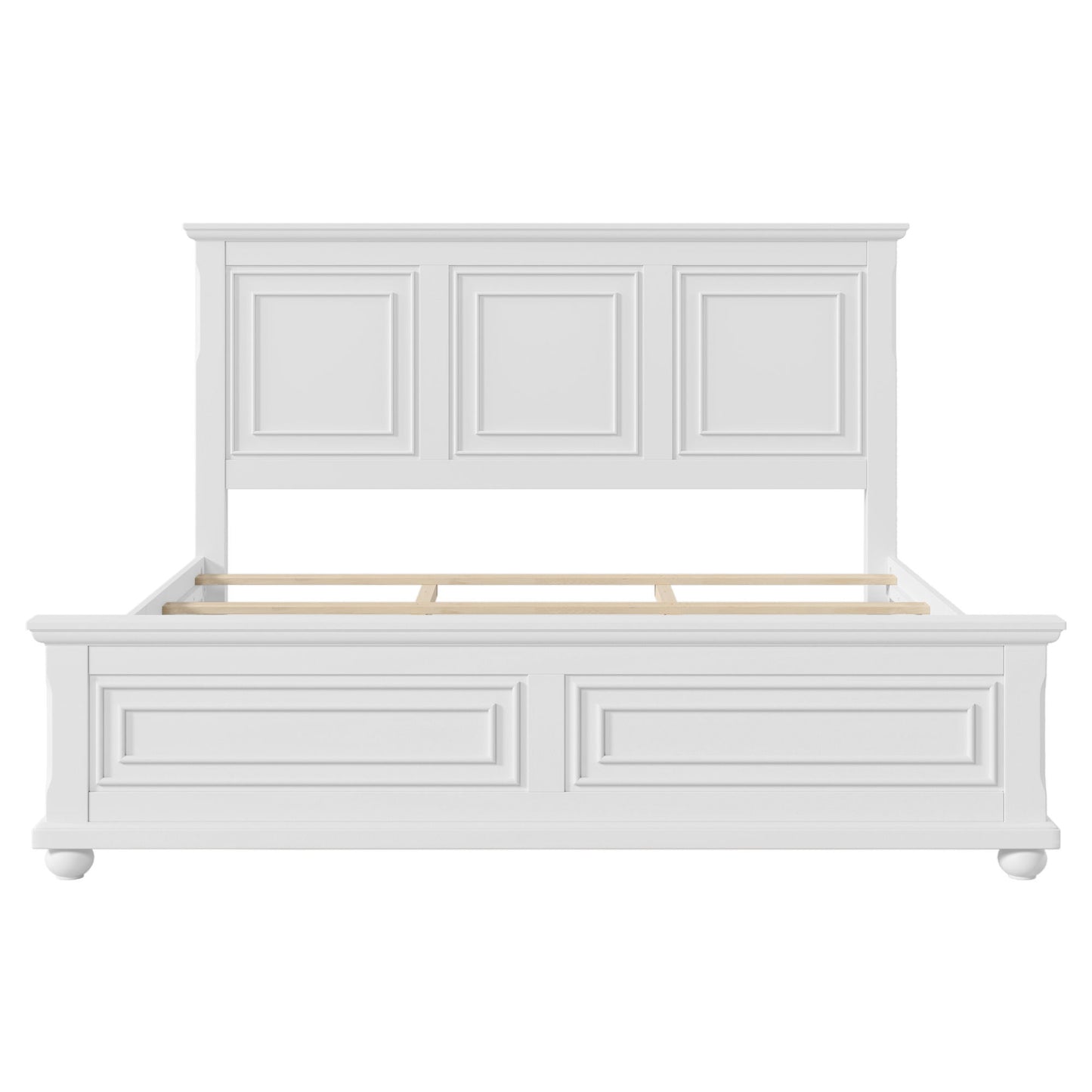 Vintage Tall Headboard Bed
