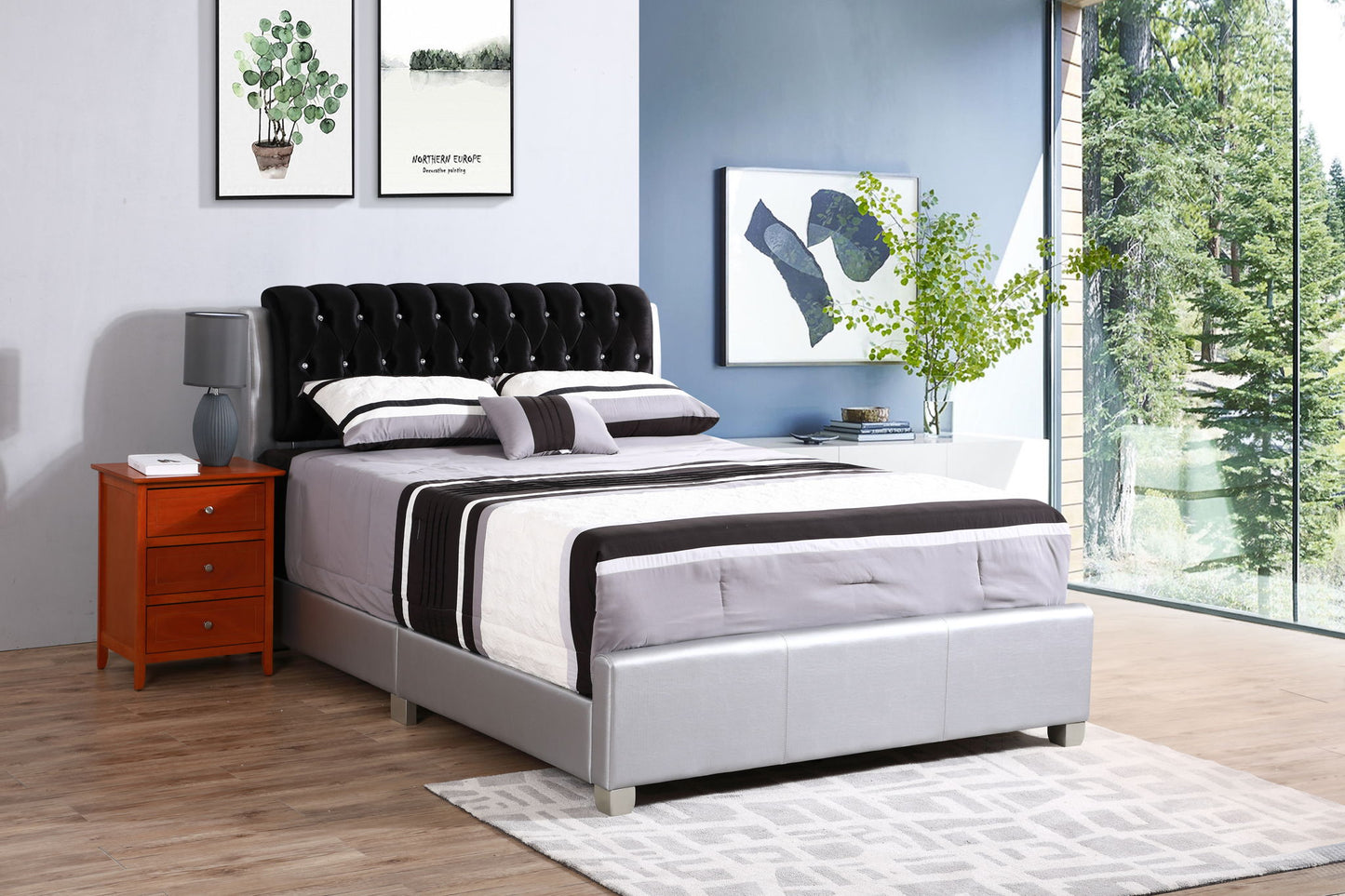 Tufted Upholstered Bed
