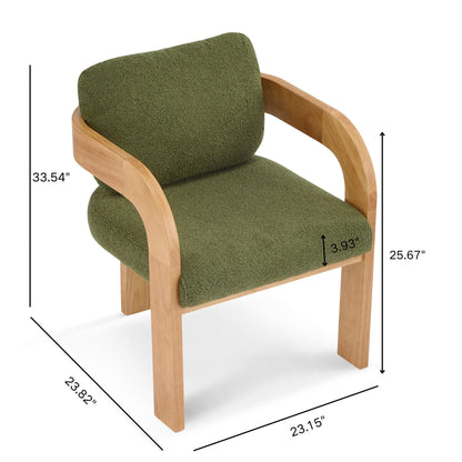2 Pack Dining Chairs With Pillow Back