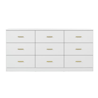 9 Drawer Dresser, Ample Storage For Bedroom