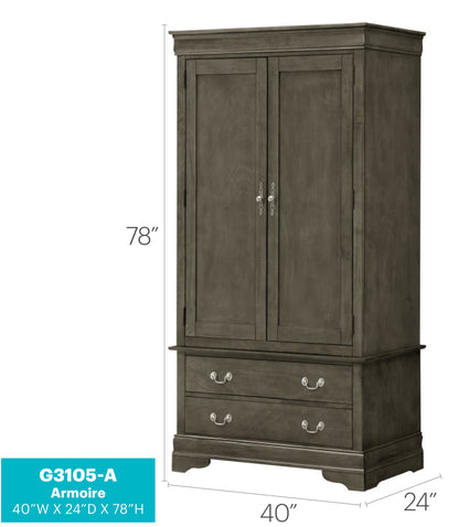 Elegant Traditional Armoire