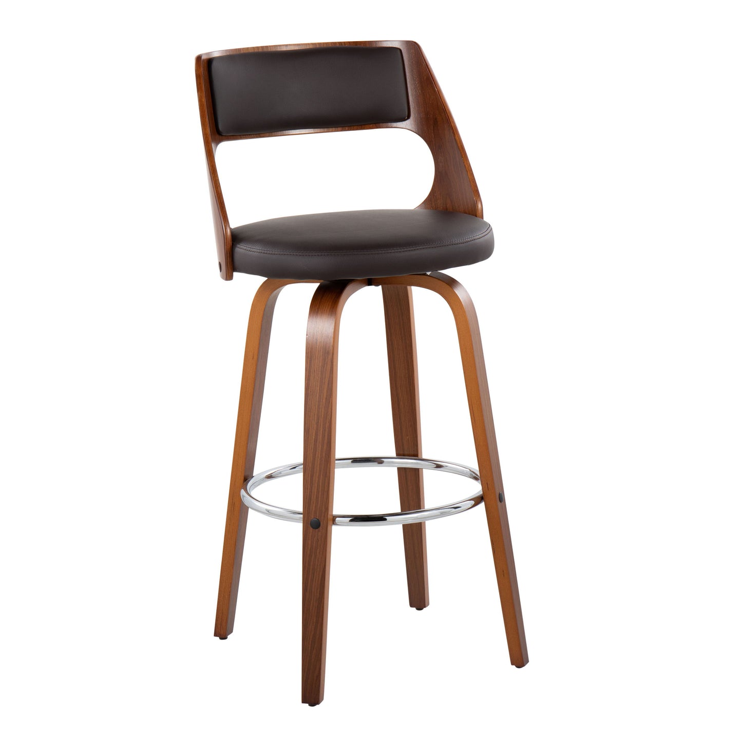 Cecina - Mid-Century Modern Barstool With Swivel (Set of 2)