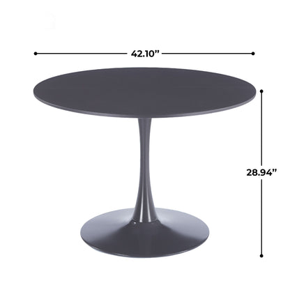 Round Tulip Table, Pedestal Design