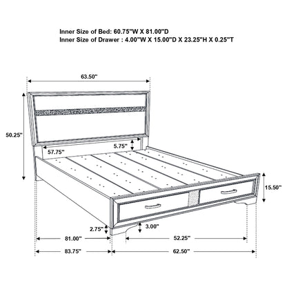 Orchid - Storage Panel Bed