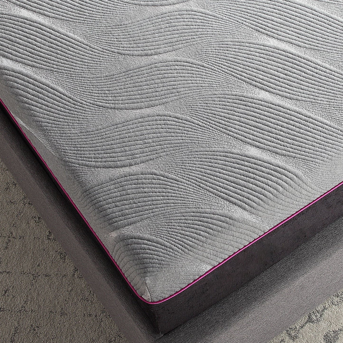 Renew - 11" King Size Flex Head Cooling Fast Responding Latex Foam Mattress - Gray