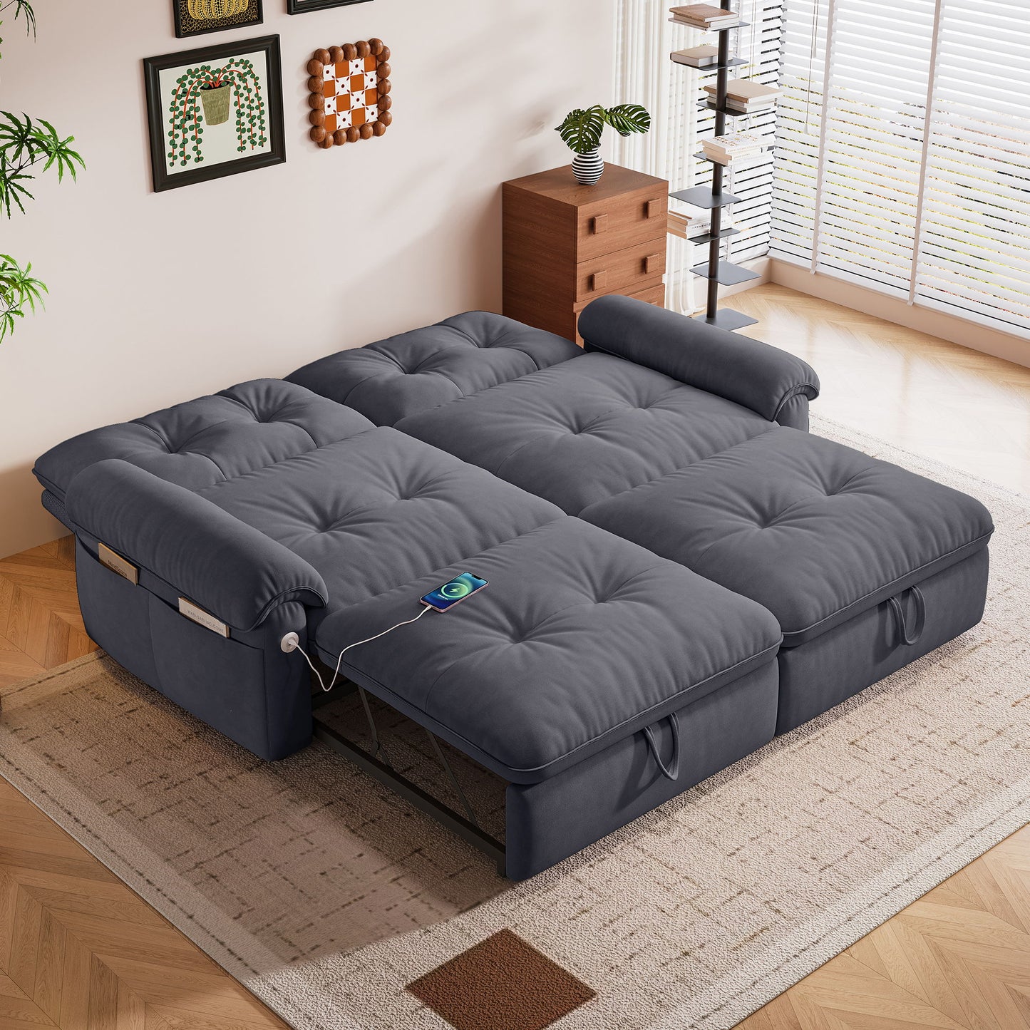 Convertible Cloud Like Sofa Bed