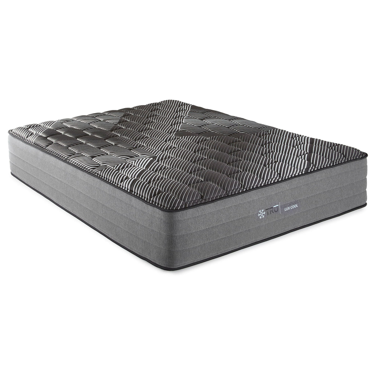 Starrett Black - 14" Euro Top Hybrid Mattress With Copper Gel And Silver Infused Foam - Sleek Black - Twin - Black