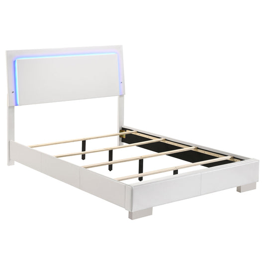 Felicity - LED Panel Bed With Built In Lighting