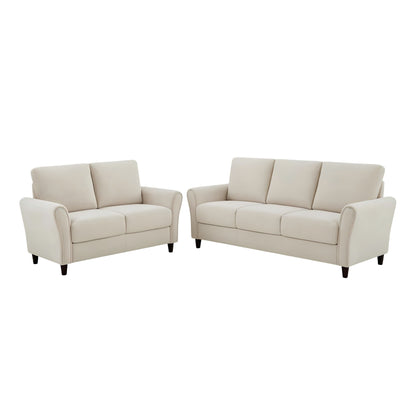 Patricia - 2 Piece Sofa Set - Ivory