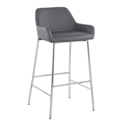 Daniella - Contemporary Fixed Height Barstool (Set of 2)