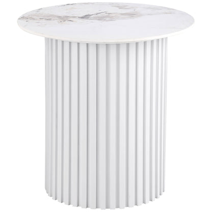 Rowena - Table Top, Box 1 of 2 - White Faux Marble