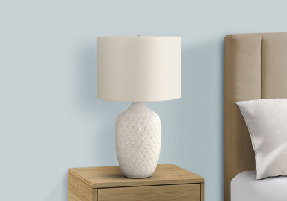 Lighting, Table Lamp, Transitional - Cream