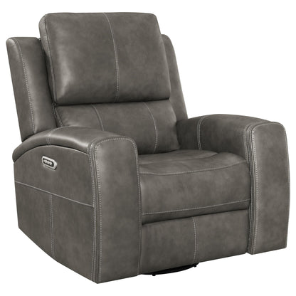 Boyce - Triple Power Swivel Recliner With Independent Adjustments