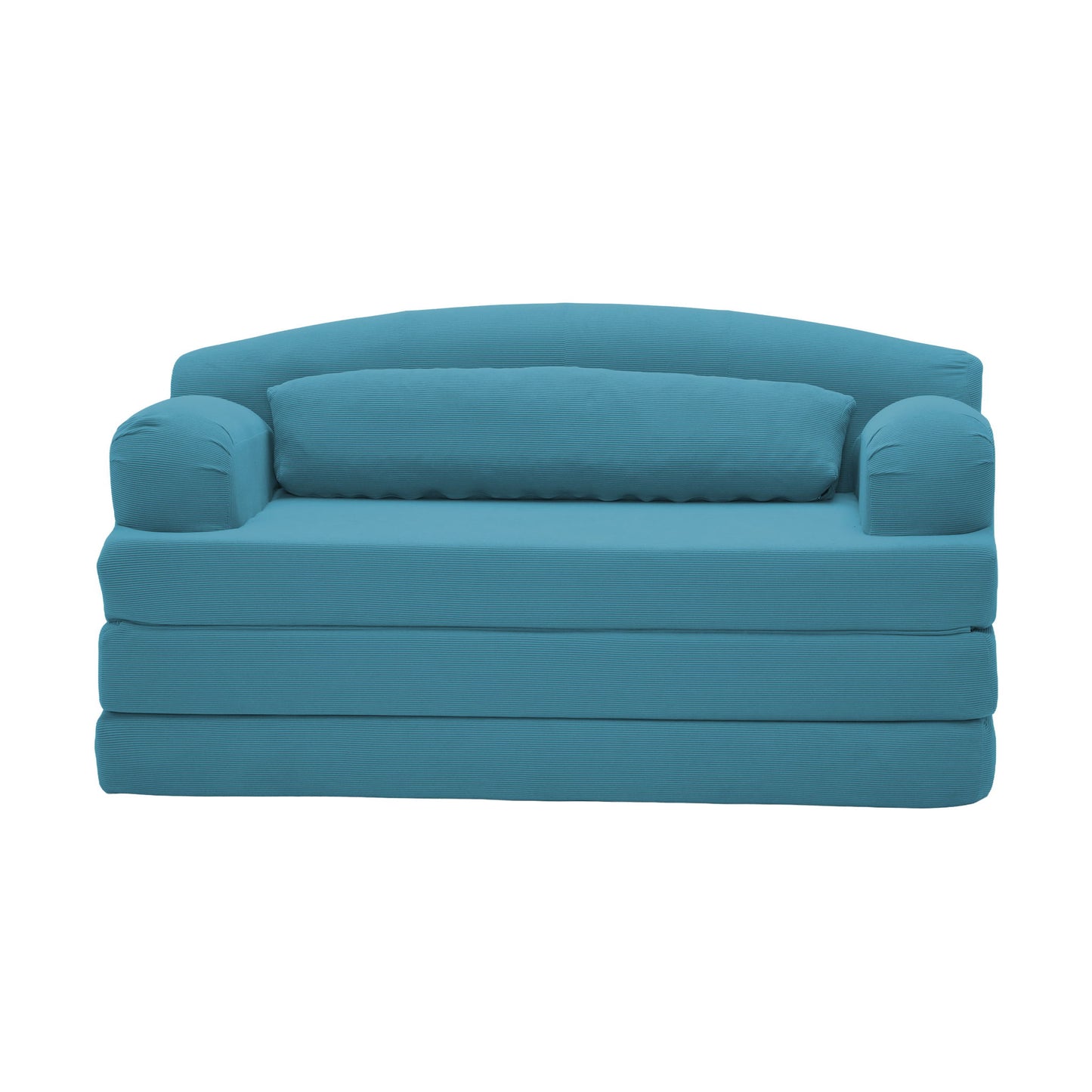 2 Seater Sofa Bed, Compact Foldable Floor Couch