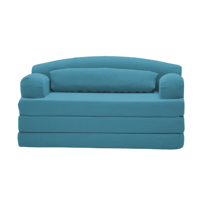 2 Seater Sofa Bed, Compact Foldable Floor Couch