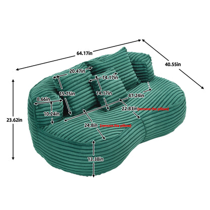 Bean Bag, Lazy Sofa Comfort Lounger High Back Chair