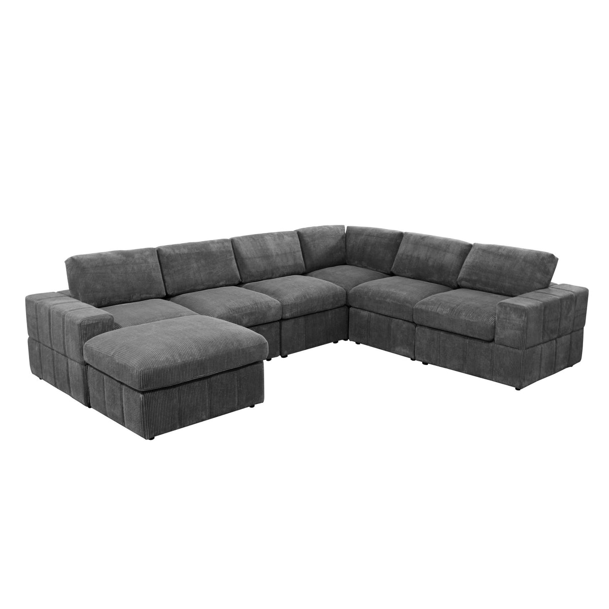 Modular Sectional Sofa, Reversible Set