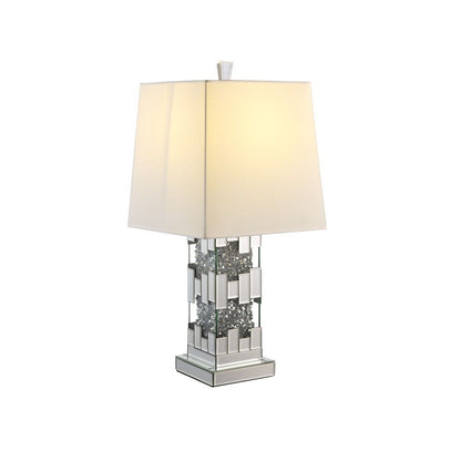 Noralie - 30" Table Lamp - Mirrored & Faux Diamonds