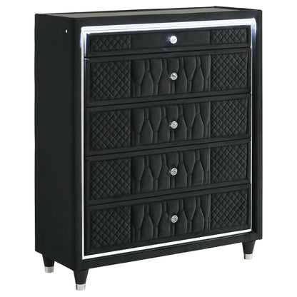Mika - 5 Drawer LED Chest