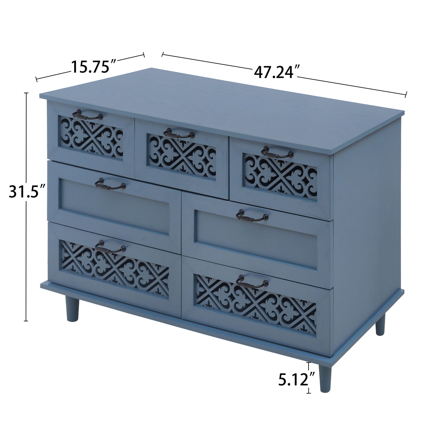 7 Drawer Classic Cabinet
