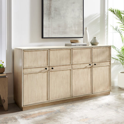 Classic Framed 4 Door Sideboard - Birch