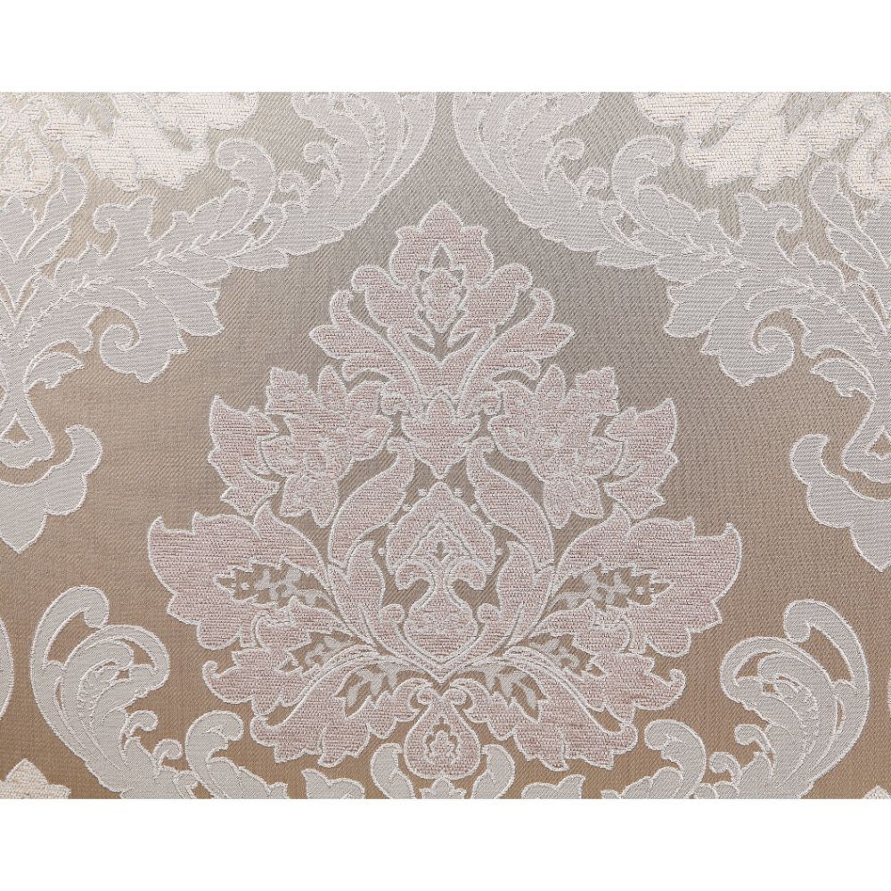 Miyeon - Sofa With 5 Pillows - Fabric & Cherry