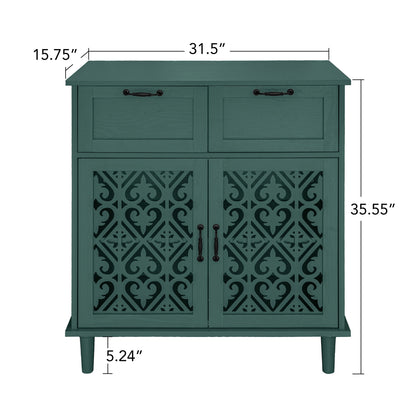 2 Door 2 Drawer Elegant Cabinet