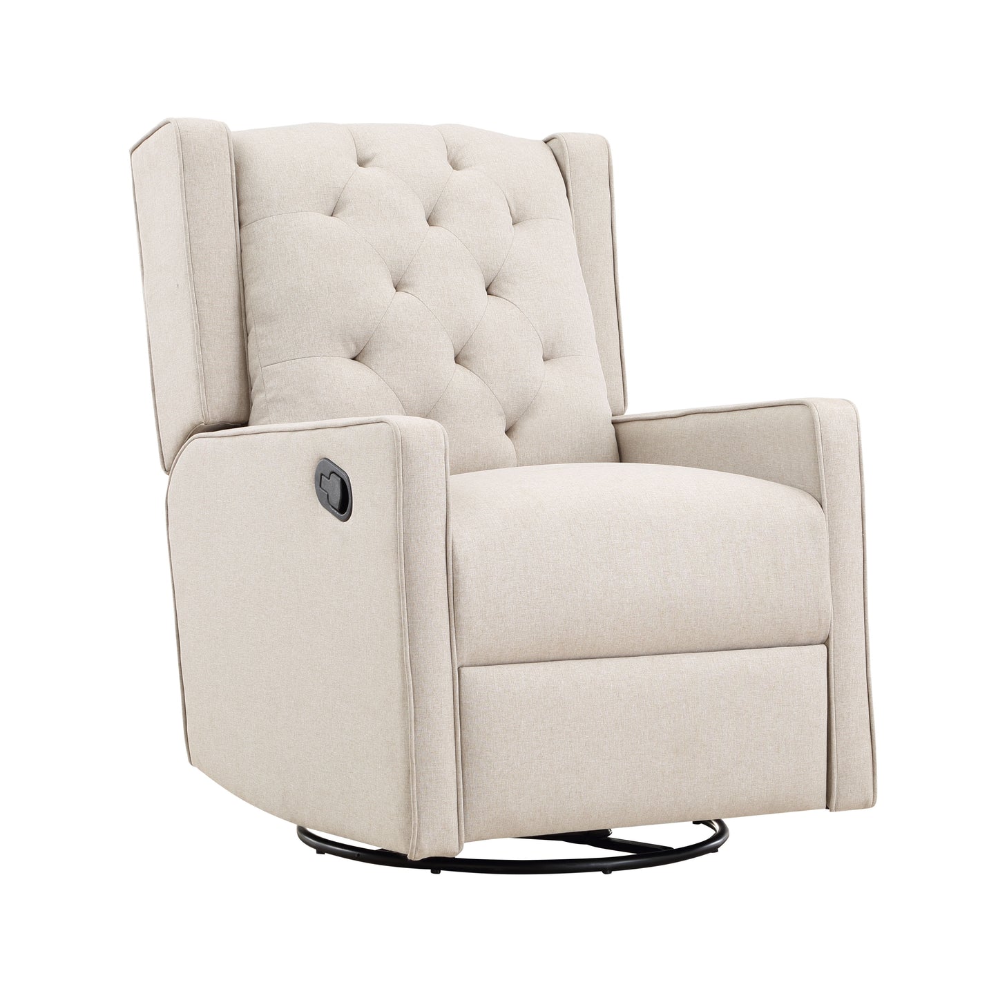 Milah - Gliding Swivel Recliner Tufted