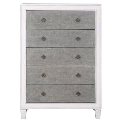 Katia - Chest - Rustic Gray & Weathered White