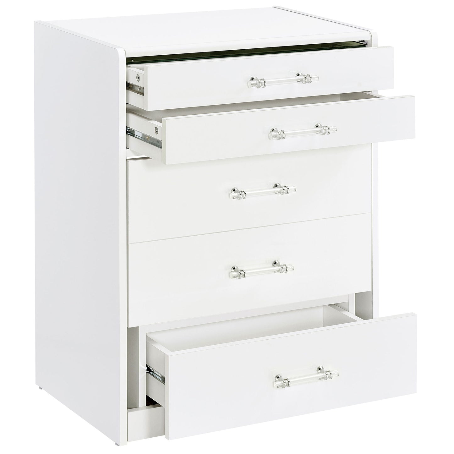 Ayuba - 3 Drawer Makeup Vanity Table With Mirror And Stool