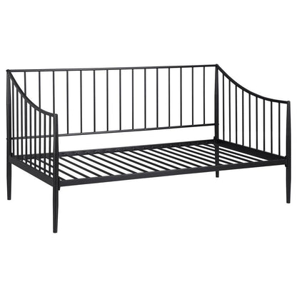 Newbury - Metal Twin Daybed Bed Frame - Matte Black