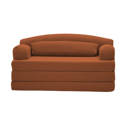 2 Seater Sofa Bed, Compact Foldable Floor Couch