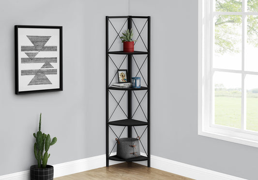 Bookshelf, Bookcase, Etagere, Corner, 4 Tier, Office