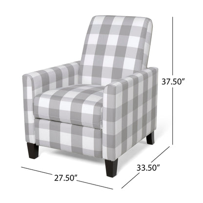 Wide Manual Club Recliner