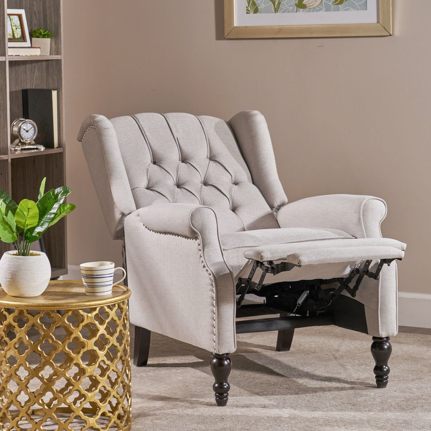 Tufted Arm Chair Recliner