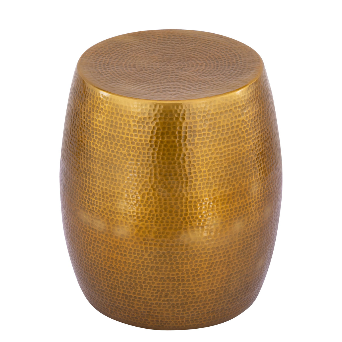 Et-201 - Oval End Table - Gold