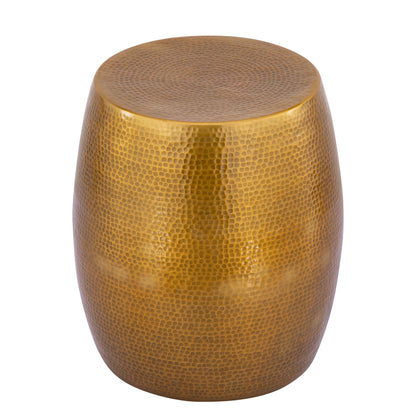 Et-201 - Oval End Table - Gold