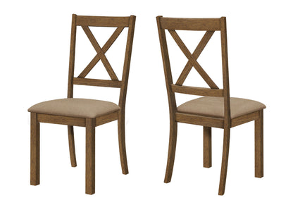 Dining Chair Side, Upholstered For Dining Room, Transitional (Set of 2)