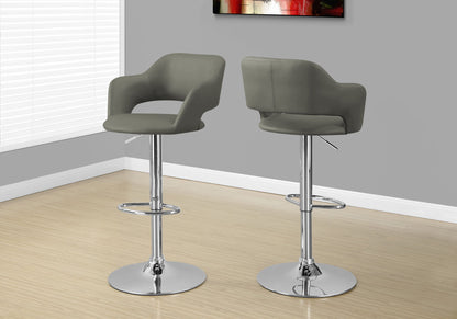 Bar Stool, Swivel, Adjustable Height, Contemporary, Modern