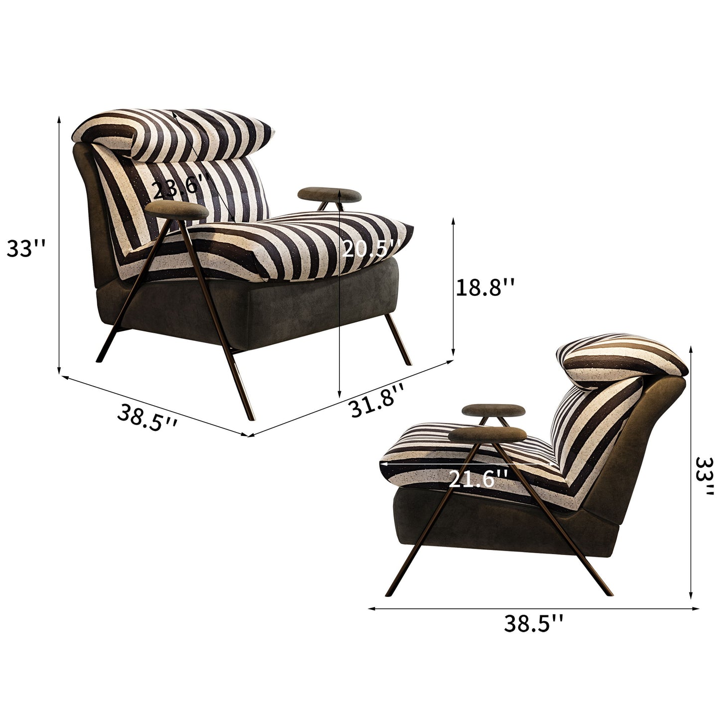 Ergonomic Single Chair