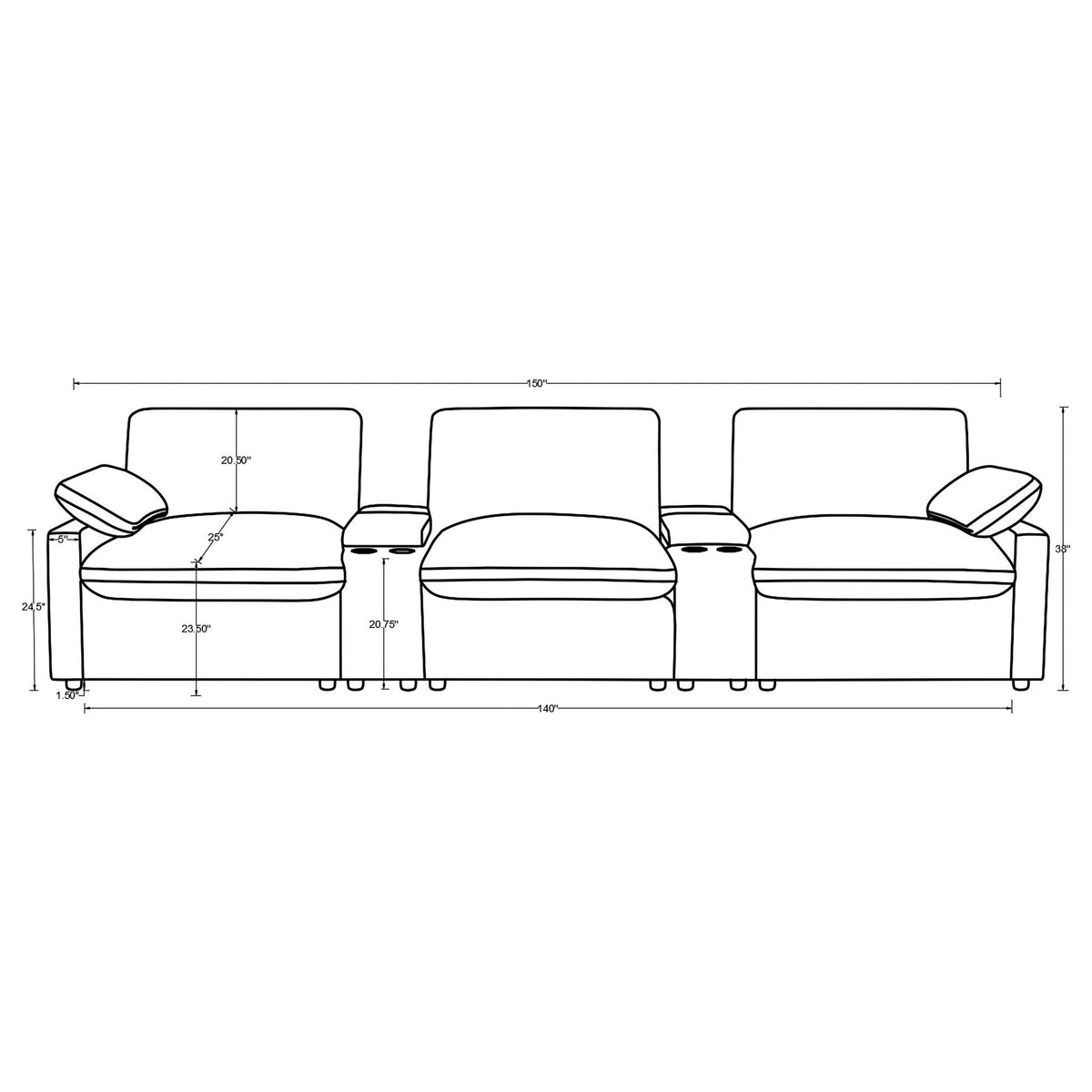 Hollander - Modular Power Reclining Sectional Sofa