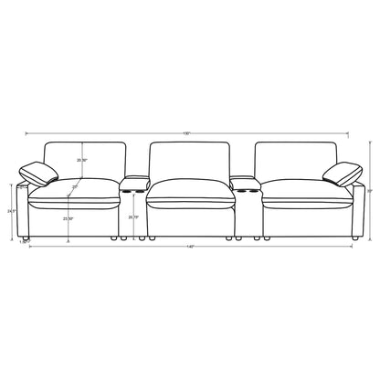 Hollander - Modular Power Reclining Sectional Sofa