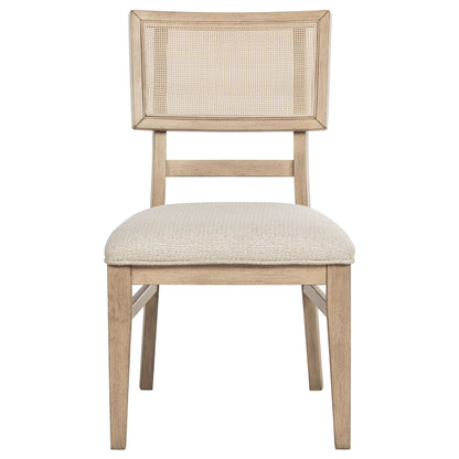 Kailani - Radio Weave Cane Dining Side Chair (Set of 2) - Beige Oak