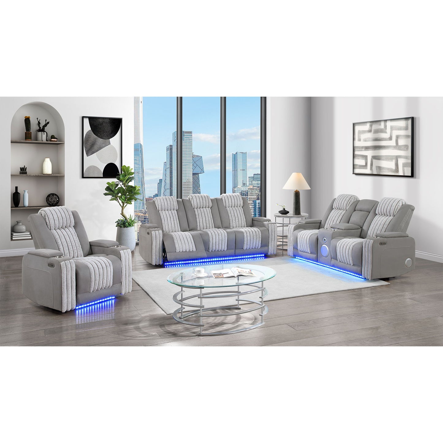 Duran - Power Reclining Sofa With Power Headrest