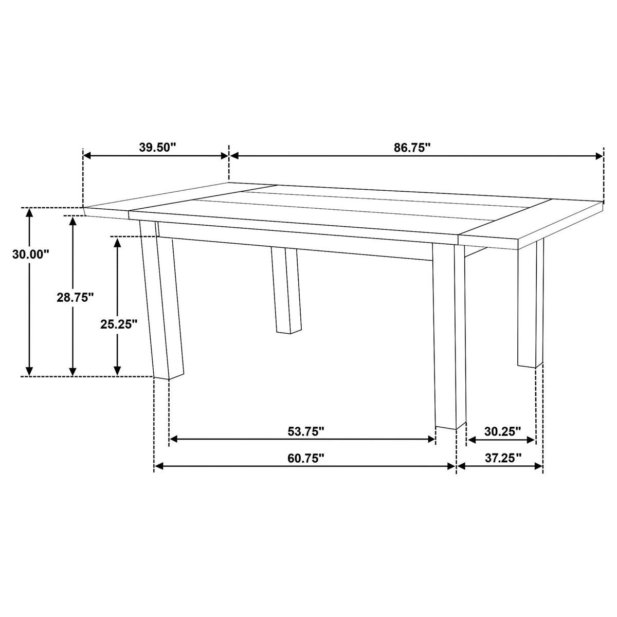 Cressley - Extension Dining Table - Light Oak