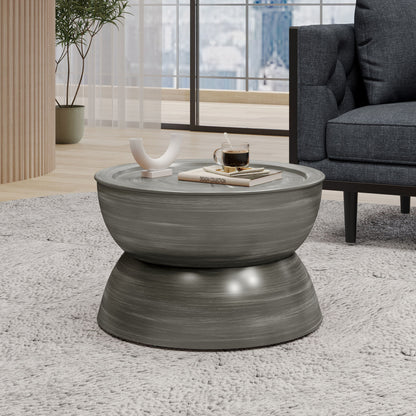 Sparling - Modern Iron Hourglass Coffee Table