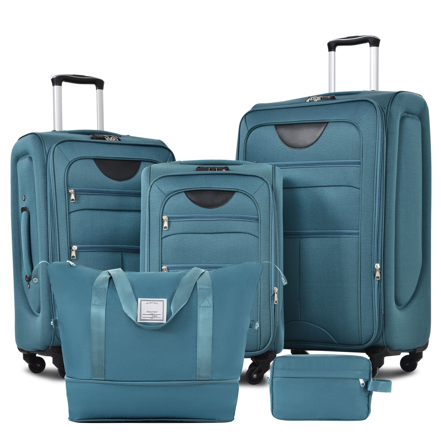 Softside Luggage Expandable Set & Duffel Bag Upright Spinner